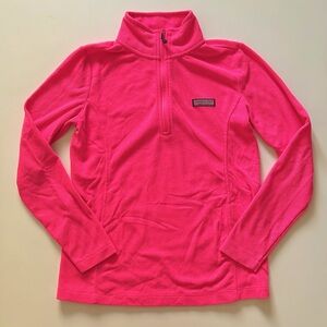 Vineyard Vines Quarter Zip Pullover Hot Pink XS